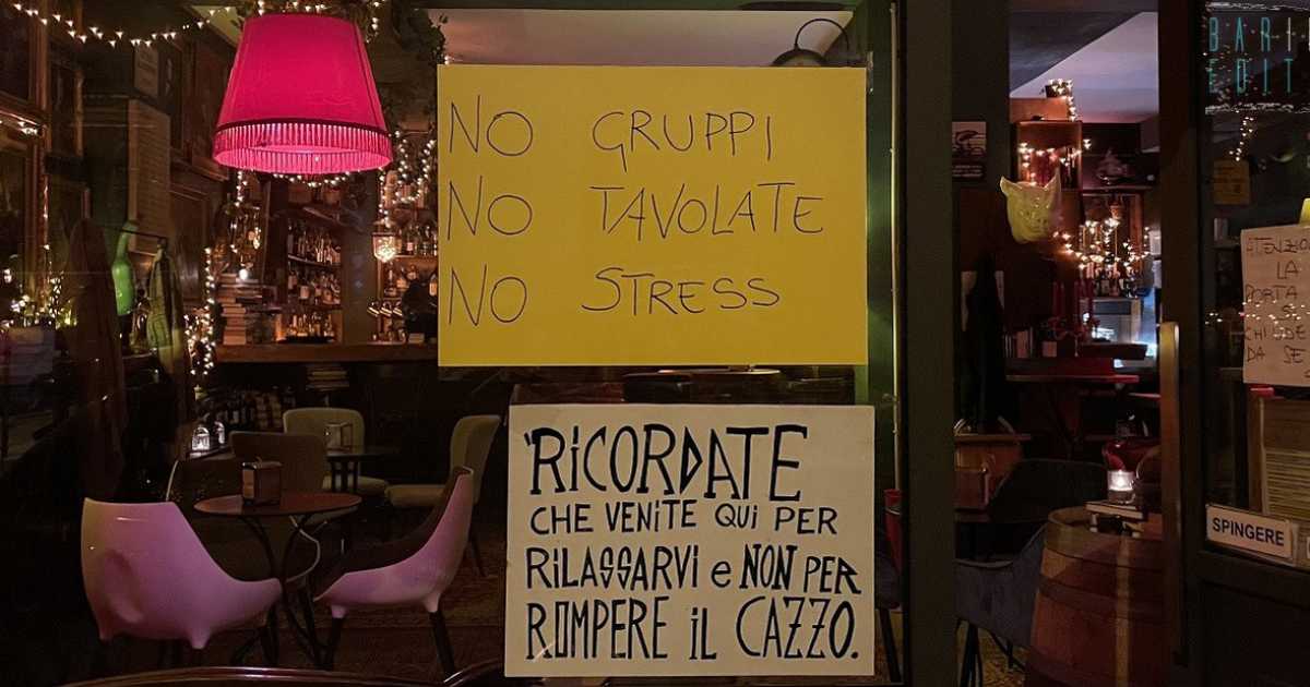 Bari, �no gruppi, no tavolate, no stress�: nel rione Carrassi c'� un bar che rifiuta le comitive